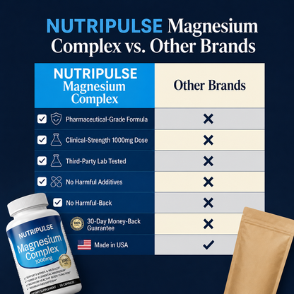 TRYNUTRIPULSE™ MAGNESIUM COMPLEX 1000MG - 8 FORMS FOR SLEEP, BONES &amp; ENERGY